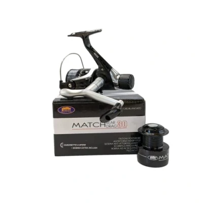 Immagine di Lineaeffe Mulinello da Pesca Imbobinato Match Line RD 3000 con Frizione Posteriore Precisa e Potente Mare Lago Fiume per Spinning Bolognese Feeder A Fondo Trota Leggero Affidabile