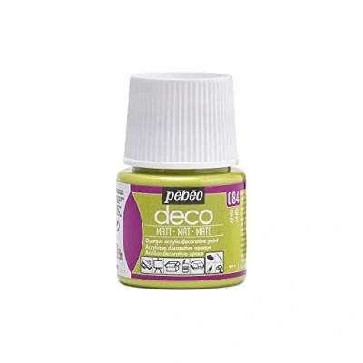 Immagine di Pébéo 204084 Colore Acrilico Opaco, 1 bottiglietta da 45 ml, Colore: Anice