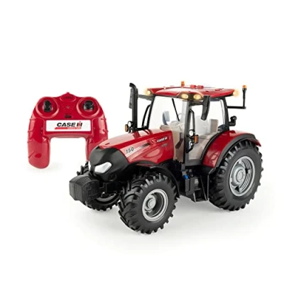 Immagine di Britains Big Farm Custodia radiocontrollata IH Maxxum 150, giocattolo da fattoria per bambini, trattore compatibile con animali e giocattoli in scala 1:16, adatto