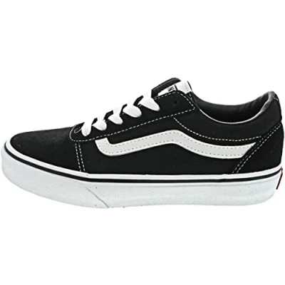 Immagine di Vans Ward, Scarpe da Ginnastica Unisex Bambini e ragazzi, Suede Canvas Black White, 36.5 EU