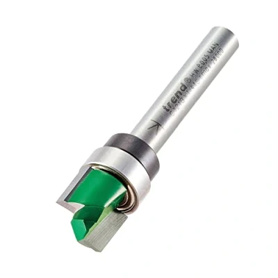 Immagine di Trend Fresatore per Profilatura Guidato CraftPro, Gambo da 6,35 mm, Diametro di Taglio 9,5 mm &amp; Lunghezza 12,7 Punta in Carburo Tungsteno, C121BX1/4TC