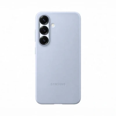 Immagine di Samsung Kindsuit Pelle Pu Back Cover Blu Chiaro Galaxy S25