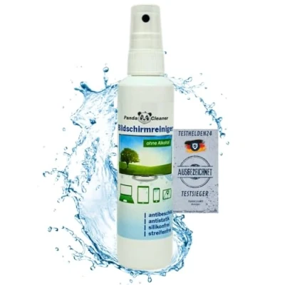 Immagine di PandaCleaner pulisci schermo spray 100ml detergente per schermi, schermi di PC, monitor una pulizia delicata e accurata