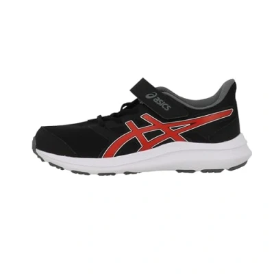 Immagine di Asics JOLT 4 Unisex Scarpe running neutre per bambini, Taglia: 27, Black/fiery red Tessuto / sintetico