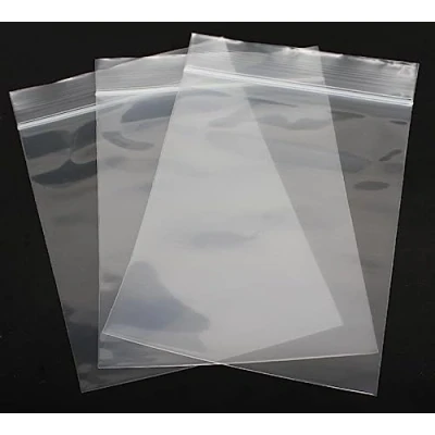 Immagine di SHATCHI 200 sacchetti trasparenti con chiusura a zip, 12,7 x 19,1 cm, in plastica trasparente, per la conservazione della cucina, l&#039;imballaggio di gioielli, l&#039;ufficio