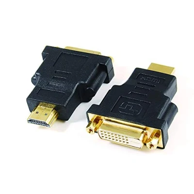 Immagine di EXCALIBUR ADATTATORE MASCHIO HDMI A FEMMINA DVI D (24+1) placcato ORO