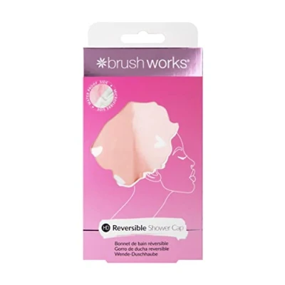 Immagine di Brushworks Reversible Shower Cap Heart Pattern