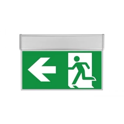 Immagine di KASJOPEJA LED II SA 3H MT Illuminazione di Sicurezza con Mantenimento 3 Ore, Custodia in Alluminio, Schermo Policarbonato, Grigio, 321mm x 250