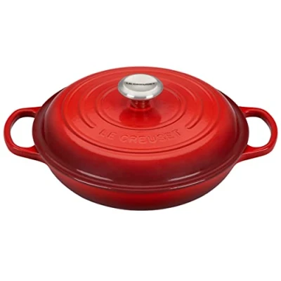 Immagine di Le Creuset Tegame basso Evolution in ghisa vetrificata, Rotondo, diameter 26 cm, Ciliegia, 21180260602430