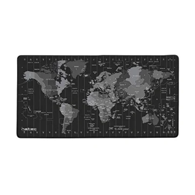 Immagine di Natec NEC Office Tappetino per Mouse, MOD. Time Zone, 800 x 400