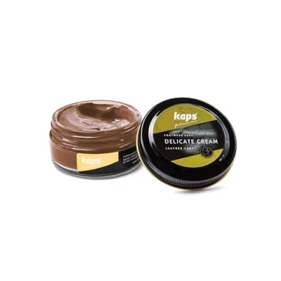 Immagine di Kaps Crema per la Cura delle Scarpe, Intensiva e Nutrimento Pelle, Delicate, 70 Colori (109 Gazzella)
