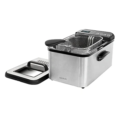 Immagine di Cecotec Friggitrice digitale Cleanfry Luxury 3000 4000 (3,2 L, Inox)