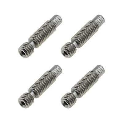 Immagine di OTOTEC 4 pezzi 1,75 mm M6 V6 E3D Heat Break Gola Tubo in acciaio inossidabile Heatbreak compatibile con Ender 3 CR 10 Hotend stampante 3d