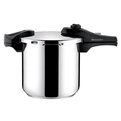 Immagine di Tescoma 701708 Pentola a Pressione capacità 7,5 lt, Acciaio inossidabile, Linea Bio Exclusive +
