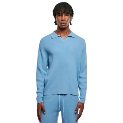 Immagine di Urban Classics Longsleeve Polo, Uomo, Taglia: XL, Horizonblue
