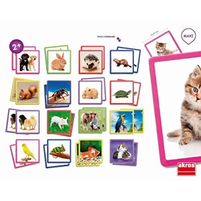 Immagine di Akros AKROS20401 Maxi Memory Pets Frame Game