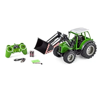 Immagine di Carson Modellsport 907347 RC Traktor mit Frontlader 1:16 Modellino funzionante radiocomandato Elettrica Veicolo agricolo incl. Batteria, caricatore e batterie