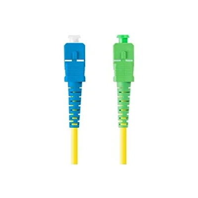 Immagine di lanberg TUBO MONO SC/APC SC/UPC SIMPLEX G657A1 LSZH FIBRA GIALLA 1M