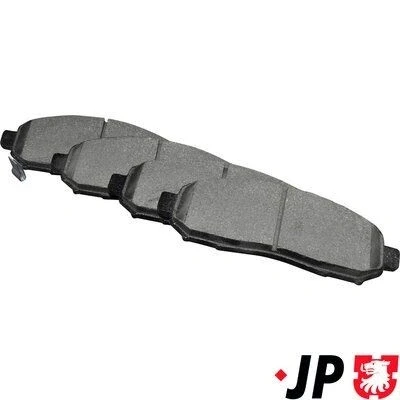 Immagine di JP GROUP 4063600910 Kit pastiglie freno Assale anteriore con segnalatore acustico usura NISSAN: NP300 Navara Pick up, Pathfinder 3