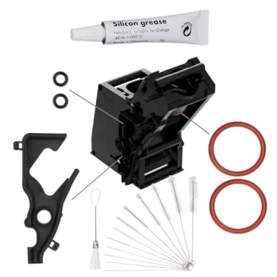 Immagine di Kit di manutenzione guarnizione + 6 g grasso in silicone diamantato tipo 2 per gruppo erogazione compatibile con Bosch Siemens EQ5 EQ6 EQ7 EQ8 VeroAroma VeroBar VeroCafe iQ700 00622024 622024