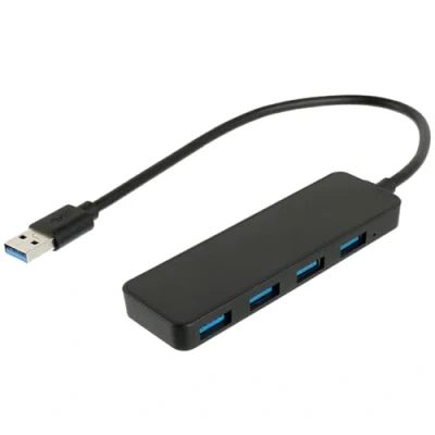 Immagine di HUAREW Hub USB 3.0 con 4 Porte Sdoppiatore Multi Adattatore Alta velocità 5Gbps Per PC,Laptop,Xbox, Flash Drive, HDD, Console, Stampante, PC, Tastiera, HP, Dell