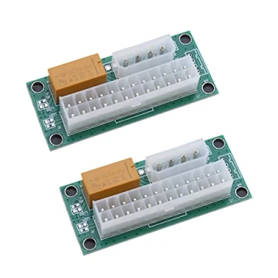 Immagine di the Lord of Tools 2PCS Dual PSU adattatore di Alimentazione multipla Add2PSU scheda sincrona ATX 24pin a connettore Molex 4Pin