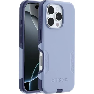 Immagine di OtterBox Cover per iPhone 16 Pro Max Commuter Series MagSafe, resistente a shock e cadute, testata 3x norme MIL STD 810G, Viola