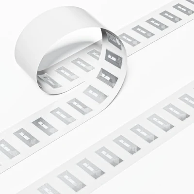 Immagine di 10 etichette adesive NFC originali NTAG213 chip trasparenti RFID tag riscrivibili 144 byte memoria lavoro con tutti gli smartphone e dispositivi abilitati