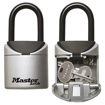 Immagine di MASTER LOCK Mini Cassaforte Portatile per Chiavi [Taglia XS] 5406EURD Adatto Viaggi, Vacanze o Sessioni Sportive
