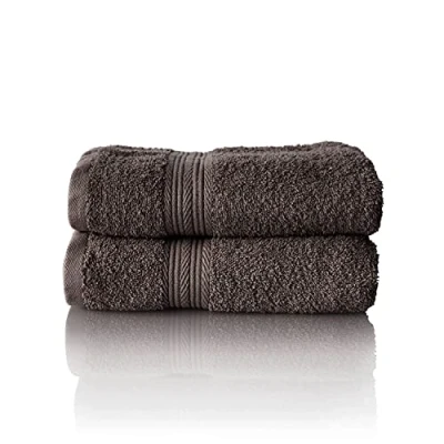 Immagine di Glart Set di asciugamani premium in spugna,composto da 2 50x100 cm, carbone