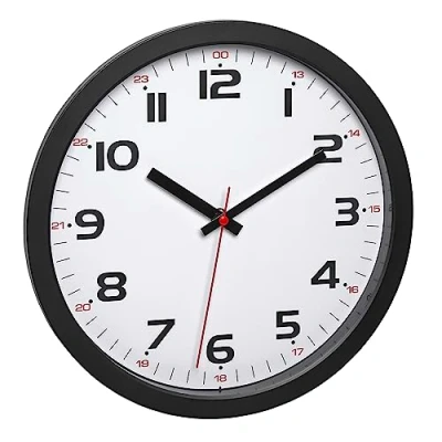 Immagine di TFA Dostmann 60.3050.01 Quarzo Orologio da parete 305 mm x 38 Nero
