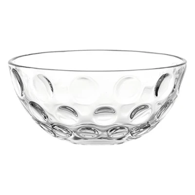 Immagine di Leonardo Cucina Optic 066335 Set di 6 ciotole da 540 ml, diametro 14 cm, adatte al microonde, in vetro trasparente