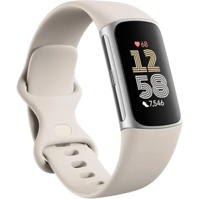 Immagine di Fitbit Charge 6 Argento (Cinturino Silicone Beige)