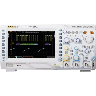 Immagine di Rigol DS2102A Oscilloscopio digitale 100 MHz 2 canali 1 Gsa/s 7 Mpts 8 Bit Memoria (DSO) pz.