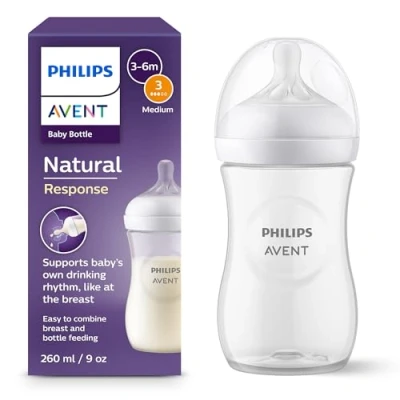 Immagine di AVENT BIB NAT 3,0 TRASP 260ML