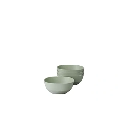 Immagine di Mepal Ciotola da Portata 4 Pezzi Silueta Lavabile in lavastoviglie e microonde Piatto per Insalata Piatti Tapas Stoviglie 250 ml Nordic Sage