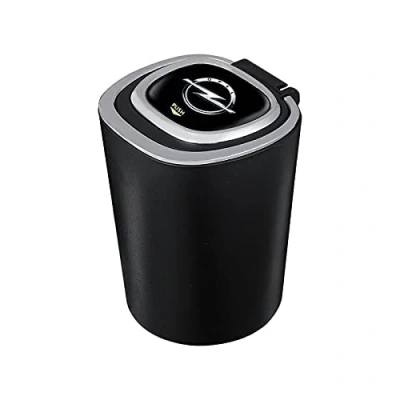 Immagine di HEYCE Posacenere per Auto con LED, Cilindro Senza Fumo Portatile Opel Opc Astra Insignia Corsa Mokka Vectra Adam Crossland