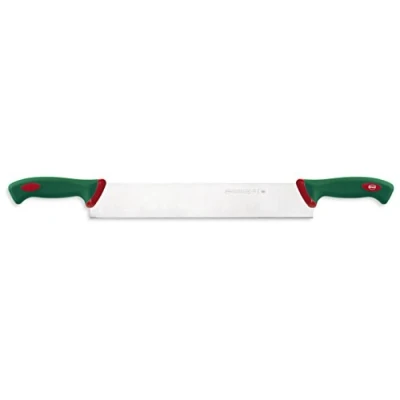 Immagine di Sanelli Premana Professional Coltello Formaggio 2 Manici, Acciaio Inossidabile, Verde/Rosso, 139.0x3.0x6.0 cm
