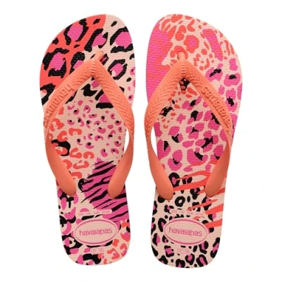 Immagine di Havaianas Top Animals, Infradito, Donna Comode, Leggere E Resistenti, Suola Con Stampa Animale, Cinghie Larghe, Flessibile