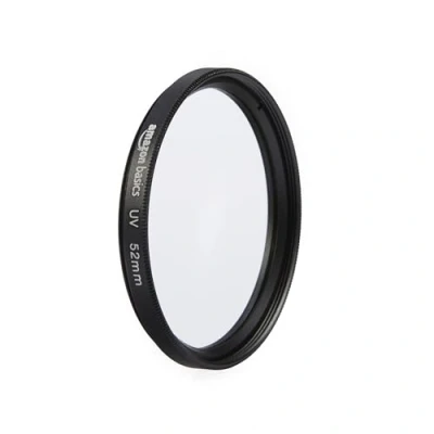 Immagine di Amazon Basics 52 mm Filtro di Protezione UV Circolare per Immagini più Nitide, Protegge da Polvere, Sporcizia e Graffi