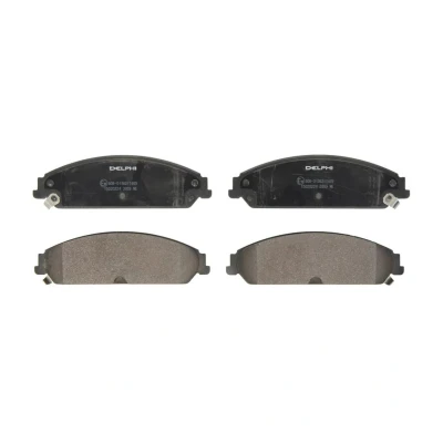 Immagine di DELPHI LP2033 Kit pastiglie freno con segnalatore acustico usura lamierino anticigolío senza accessori CHRYSLER: 300C Touring, Sedan