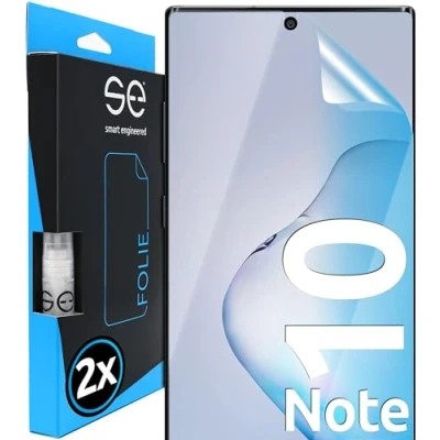 Immagine di smart engineered 3D Pellicola Protettiva per schermo Samsung Galaxy Note 10 [2 pezzi Transparente, Case friendly, qualità dell&#039;immagine full HD,Pellicola TPU