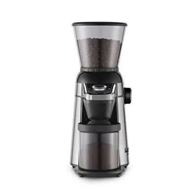 Immagine di Gaggia RI8123/01 MD15 Macinino per caffè, in Grani con Macine Coniche Acciaio Inox, Corpo Rivestito Acciaio, 15 Opzioni di Macinatura e Timer Digitale, Colore Nero/Acciaio Inox