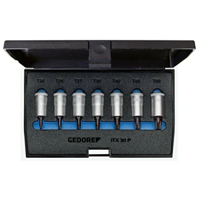 Immagine di Gedore Kit inserti giravite a bussola 3/8 (10 mm) 7 parti 1509926
