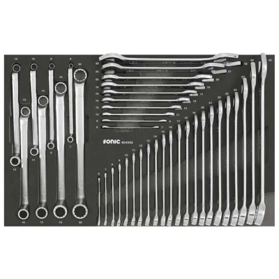 Immagine di SONIC 604002 Modulo attrezzi 40 Acciaio al cromo vanadio Dodecagonale piatto, curvato/piegato