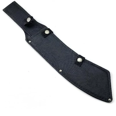 Immagine di Aibote Fodero per Coltelli da Esterno in Nylon con Passante Cintura Lama Fissa Machete Coltello Taglio Legno Caccia Campeggio Avventura (Taglia L)