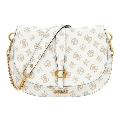 Immagine di Guess Borsa a tracolla, Donna, Taglia: One Size, White logo