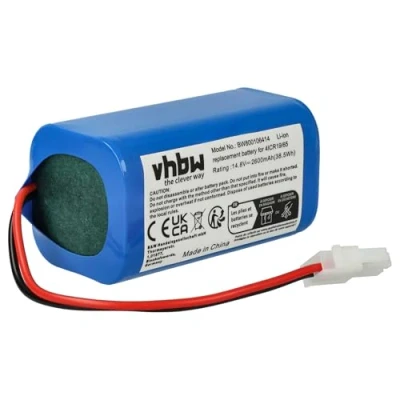 Immagine di vhbw batteria compatibile con Ecovacs Deebot KK8, M82, N79, N79S, N79SE, N79W, V780 aspirapolvere home cleaner (2600mAh, 14,8V, Li Ion)