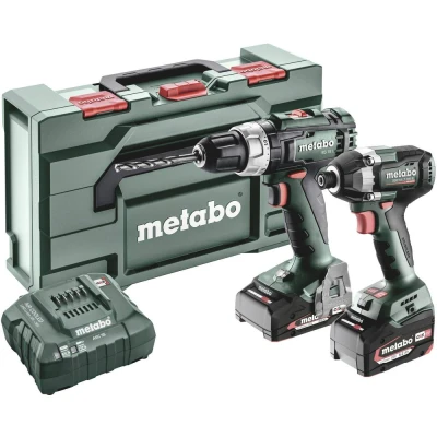 Immagine di Metabo BSL+SSD200LTBL 685194000 Trapano Avvitatore a batteria, percussione batteria 18 V 4 Ah Li Ion incl. ricaricabile,