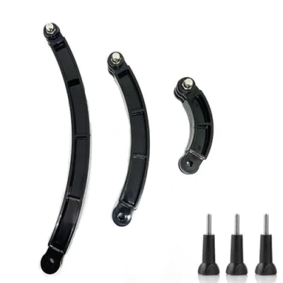 Immagine di ShipeeKin 3 su 1 plastica bracci di estensione piegati Kit montaggio porta casco (7.5/13.5/19.5cm) compatibile per Gopro 7/6/5/4/3+ Series, SJCAMs, 4K, EK7000 etc.